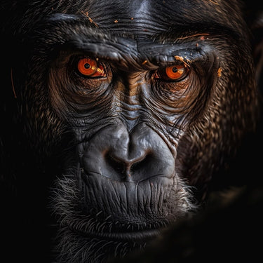 Tableau De Tête De Singe